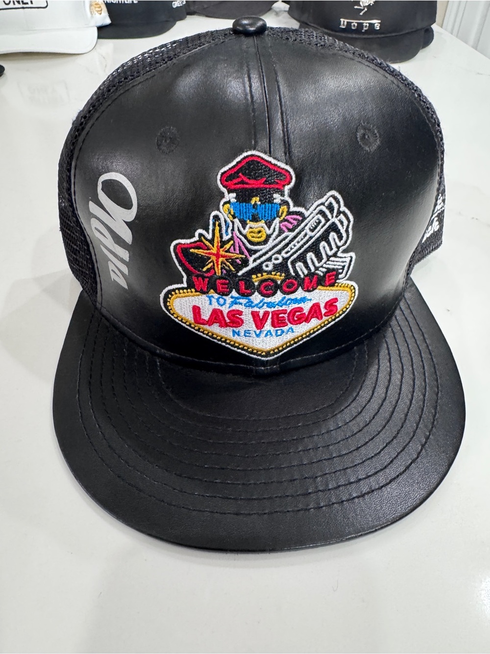 Major Lazer Diplo SIGNED Special Edition Wynn Nightlife Leather SnapBack Hat